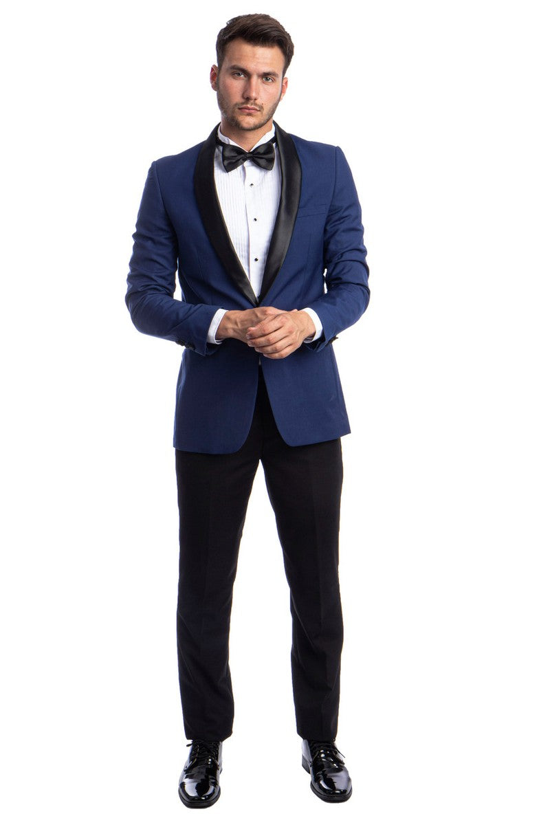"Chadwick" Blue Tuxedo (2-Piece Set)