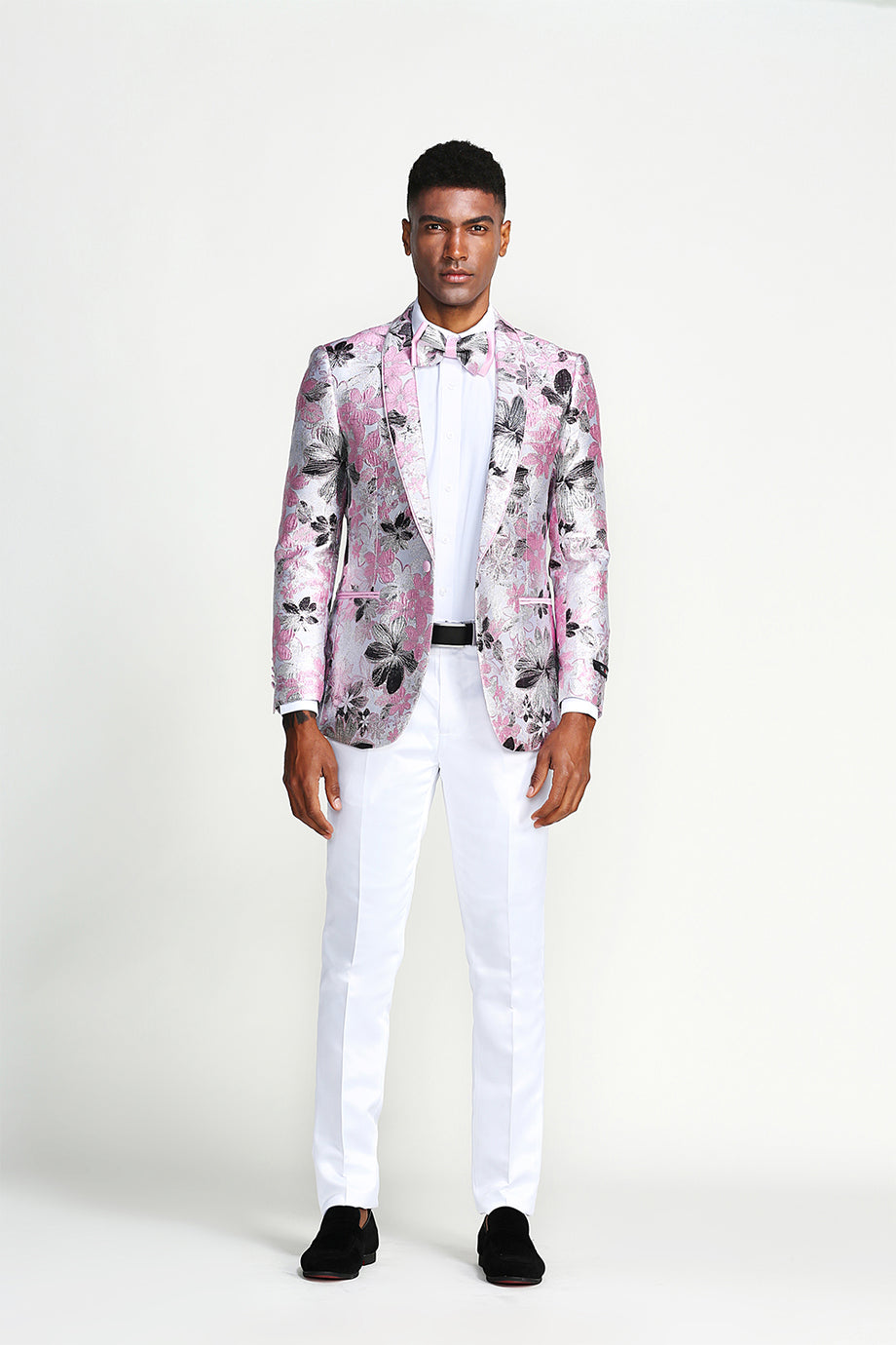 Tazio "Bloom" Pink Tuxedo Jacket (Separates)