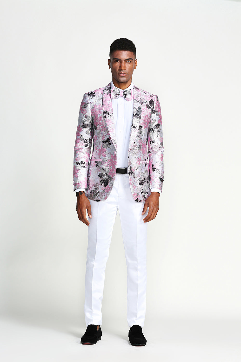 Tazio "Bloom" Pink Tuxedo Jacket (Separates)