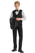 Tazio "Cruz" Tazio Kids Black 5-Piece Tuxedo