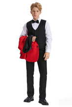 Tazio "Cruz" Tazio Kids Red 5-Piece Tuxedo