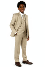 Tazio "Jacob" Kids Beige 5-Piece Suit