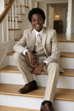 Tazio "Jacob" Kids Beige 5-Piece Suit