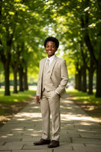 Tazio "Jacob" Kids Beige 5-Piece Suit