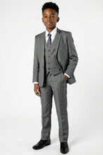 Tazio "Jacob" Kids Mid-Grey 5-Piece Suit