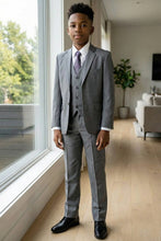 Tazio "Jacob" Kids Mid-Grey 5-Piece Suit