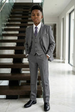 Tazio "Jacob" Kids Mid-Grey 5-Piece Suit