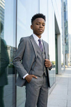 Tazio "Jacob" Kids Mid-Grey 5-Piece Suit