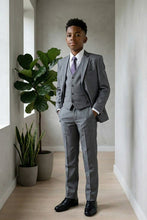 Tazio "Jacob" Kids Mid-Grey 5-Piece Suit
