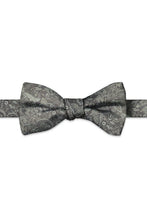 Ted Stanford AA Clover Aries Floral Paisley Hand Knot Banded Bow Tie