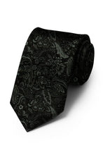 Ted Stanford AZ Eucalyptus Aries Floral Paisley Necktie