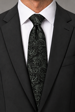 Ted Stanford AZ Eucalyptus Aries Floral Paisley Necktie