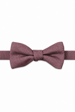 Ted Stanford Berry Metro Solid Hand Knot Banded Bow Tie