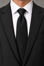 Ted Stanford Black Metro Solid Necktie