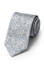 Ted Stanford Bridal Blue Blossom Floral Necktie