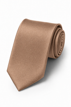 Ted Stanford Camel Metro Satin Necktie