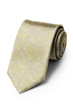 Ted Stanford Canary Aries Floral Paisley Necktie