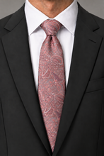 Ted Stanford Candy Pink Aries Floral Paisley Necktie
