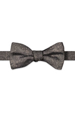 Ted Stanford Chocolate Aries Floral Paisley Hand Knot Banded Bow Tie