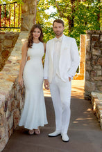 Ted Stanford "Cooper" Diamond White Peak Tuxedo Jacket (Separates)