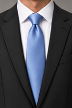 Ted Stanford Cornflower Metro Satin Necktie