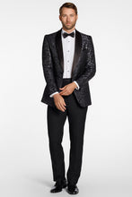 Ted Stanford "Creed" Black Shawl Tuxedo Jacket (Separates)