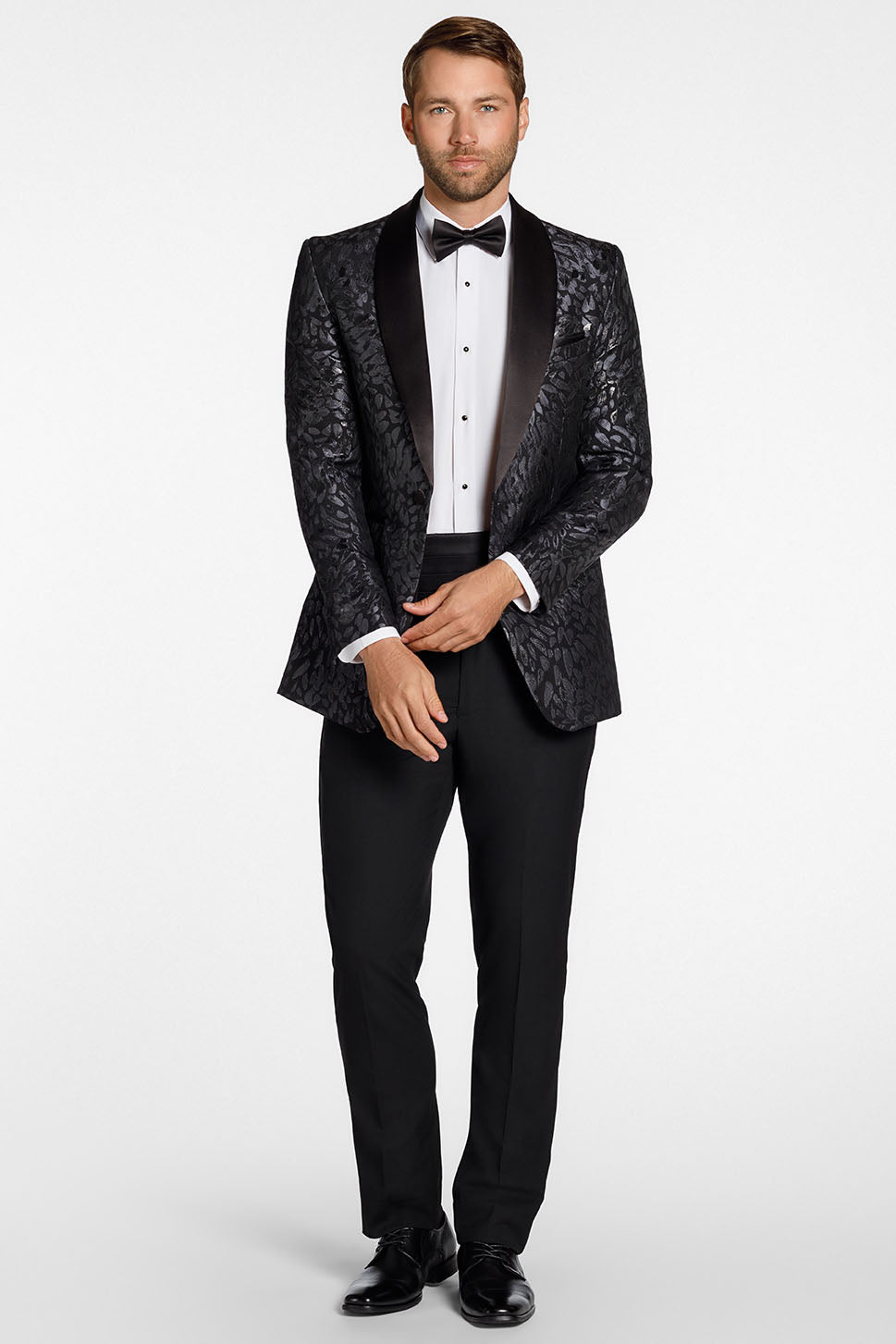 Ted Stanford "Creed" Black Shawl Tuxedo Jacket (Separates)