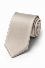 Ted Stanford Creme Metro Satin Necktie
