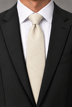 Ted Stanford Creme Metro Solid Necktie