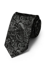 Ted Stanford Dark Sandstone Aries Floral Paisley Necktie