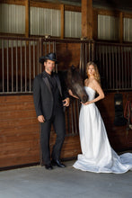 "Dutton" Black Peak Western Tuxedo Jacket (Separates)