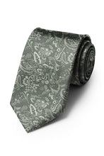 Ted Stanford Evergreen Aries Floral Paisley Necktie