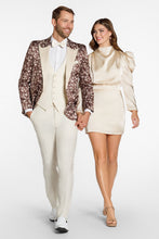 Ted Stanford "Floral Fusion" Chocolate Peak Tuxedo Jacket (Separates)
