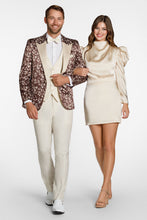 Ted Stanford "Floral Fusion" Chocolate Peak Tuxedo Jacket (Separates)