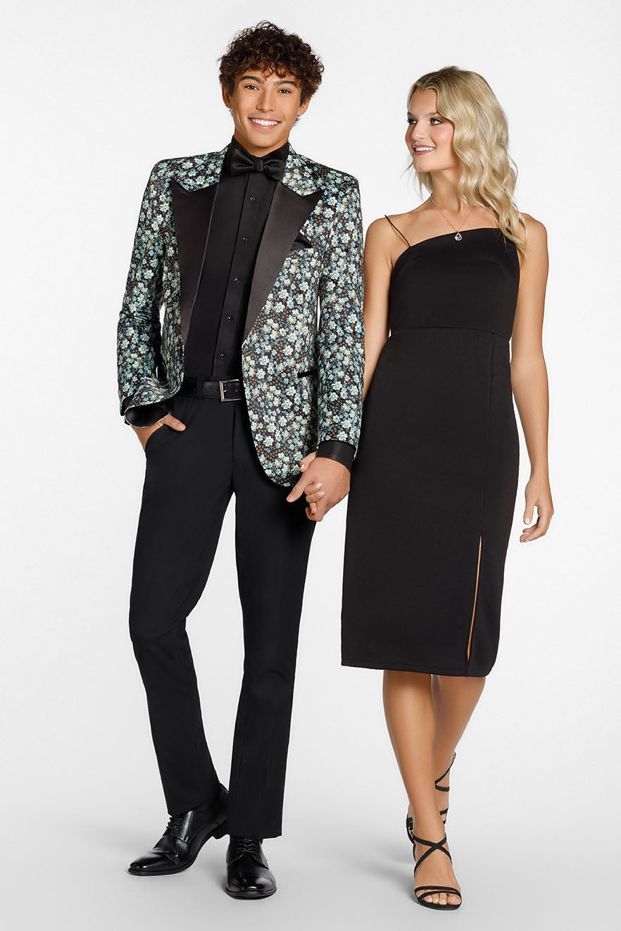 Ted Stanford "Floral Fusion" Sage Peak Tuxedo Jacket (Separates)