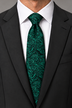 Ted Stanford Forest Aries Floral Paisley Necktie