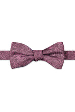 Ted Stanford Fuchsia Aries Floral Paisley Hand Knot Banded Bow Tie