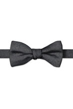 Ted Stanford Granite Aries Floral Paisley Hand Knot Banded Bow Tie