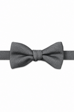 Ted Stanford Greystone Metro Solid Hand Knot Banded Bow Tie