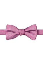 Ted Stanford Hot Pink Aries Floral Paisley Hand Knot Banded Bow Tie