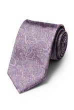 Ted Stanford Lavender Haze Aries Floral Paisley Necktie
