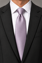 Ted Stanford Lavender Metro Satin Necktie