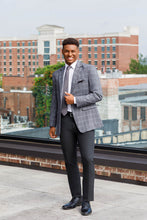 Ted Stanford "Metro Plaid" Grey Suit Jacket (Separates)