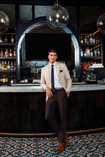 "Metro Plaid" Tan Suit Jacket (Separates)