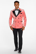 Ted Stanford "Miles" Salmon Peak DB Velvet Tuxedo Jacket (Separates)