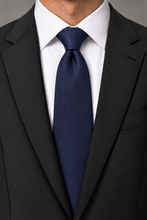 Ted Stanford Navy Metro Solid Necktie