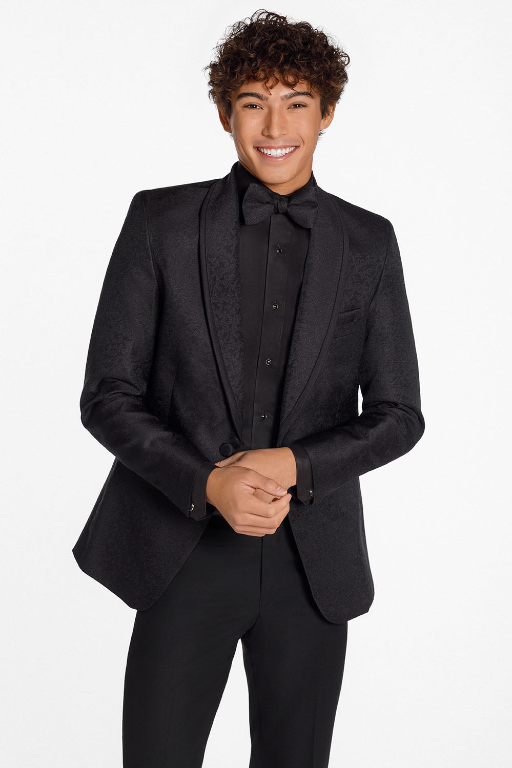Ted Stanford "Night Vine" Black Shawl Tuxedo Jacket (Separates)