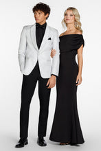 Ted Stanford "Night Vine" Silver Shawl Tuxedo Jacket (Separates)