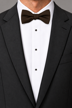 Ted Stanford OD Green Metro Solid Hand Knot Banded Bow Tie