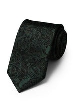 Ted Stanford Olive Aries Floral Paisley Necktie